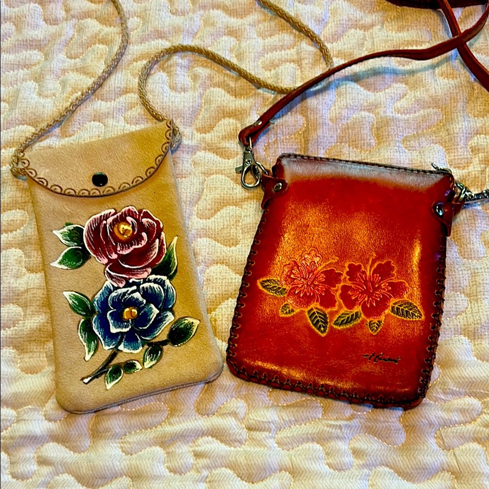 Two crossbody / mini purse bag